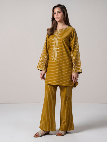 2 Piece Yarn Dyed Suit (Pret)