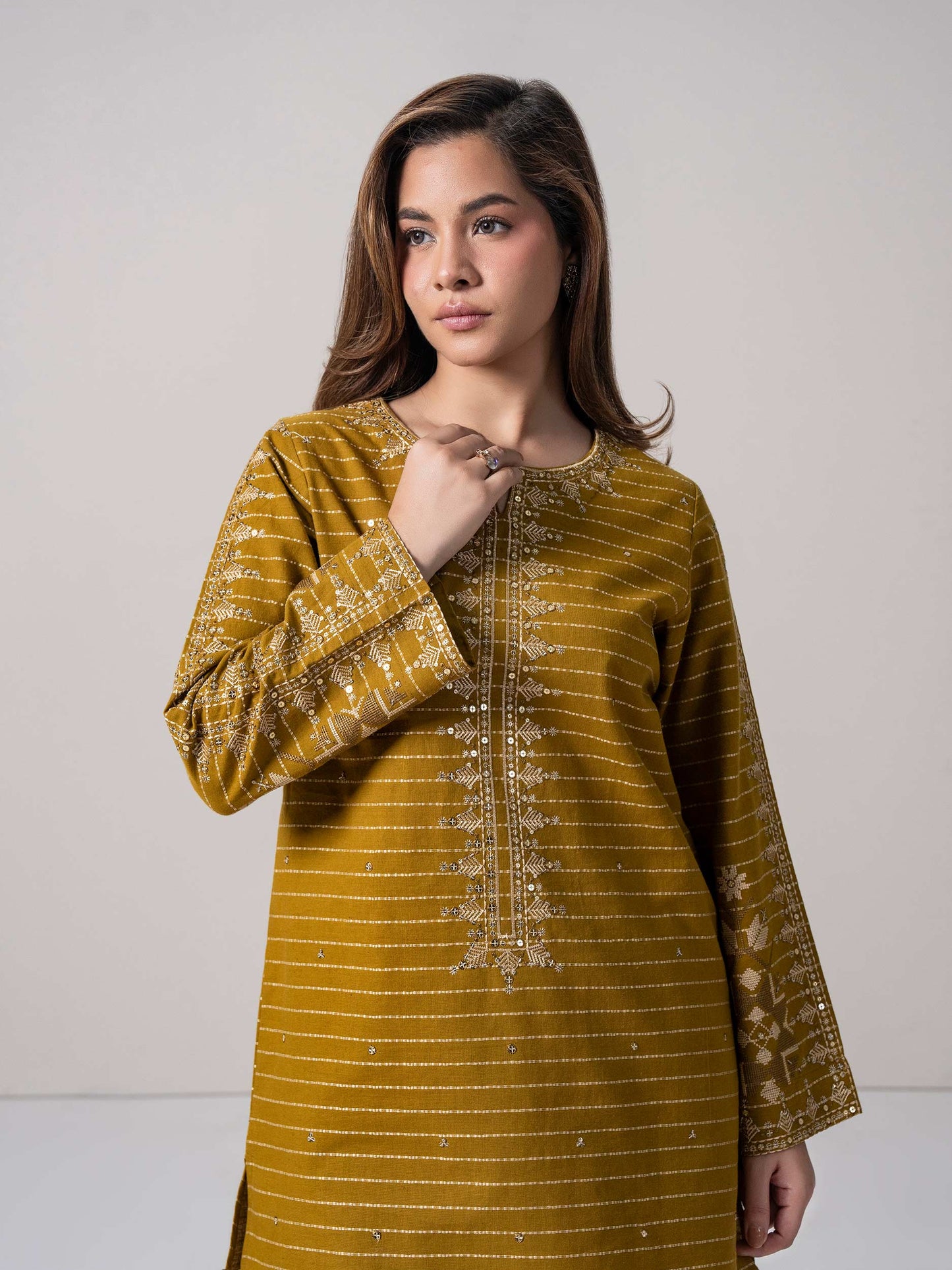 2 Piece Yarn Dyed Suit (Pret)