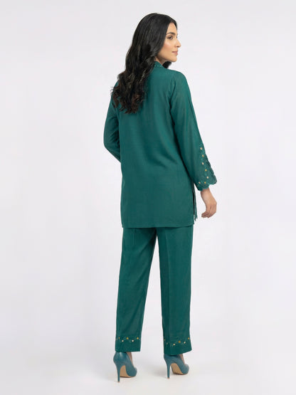 Karandi Co-ord set- Embroidered