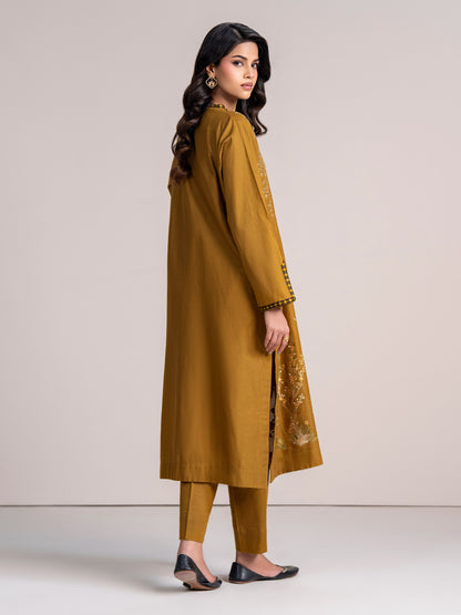 2-Piece Khaddar Suit-Embroidered (Pret)