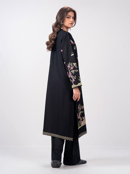 Khaddar Shirt- Embroidered Pret