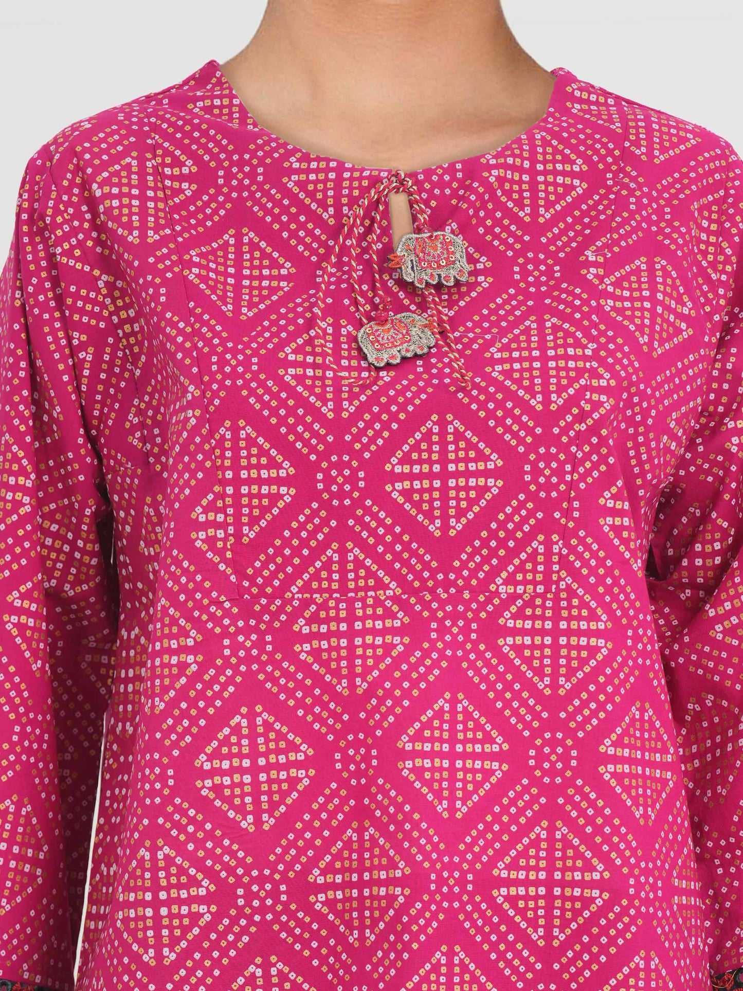 2 Piece Cambric Suit- Embroidered (Pret)