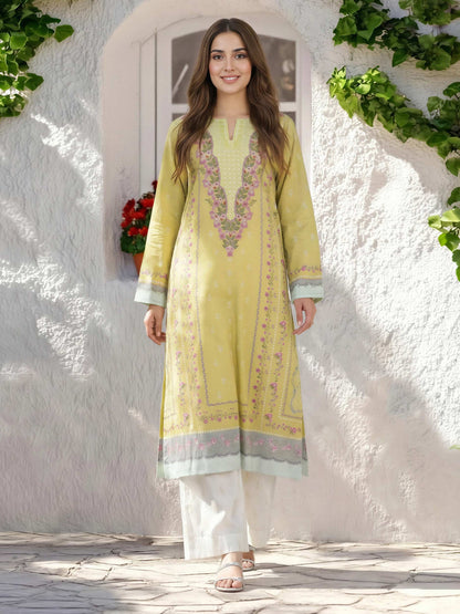 Silk Kaftan- Embroidered (Pret)