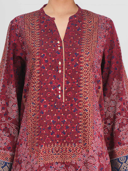 2 Piece Satin Suit (Pret)