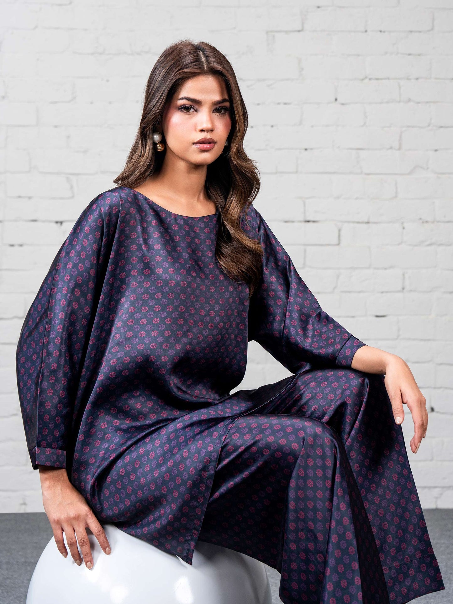 2 Piece Silk Suit (Pret)