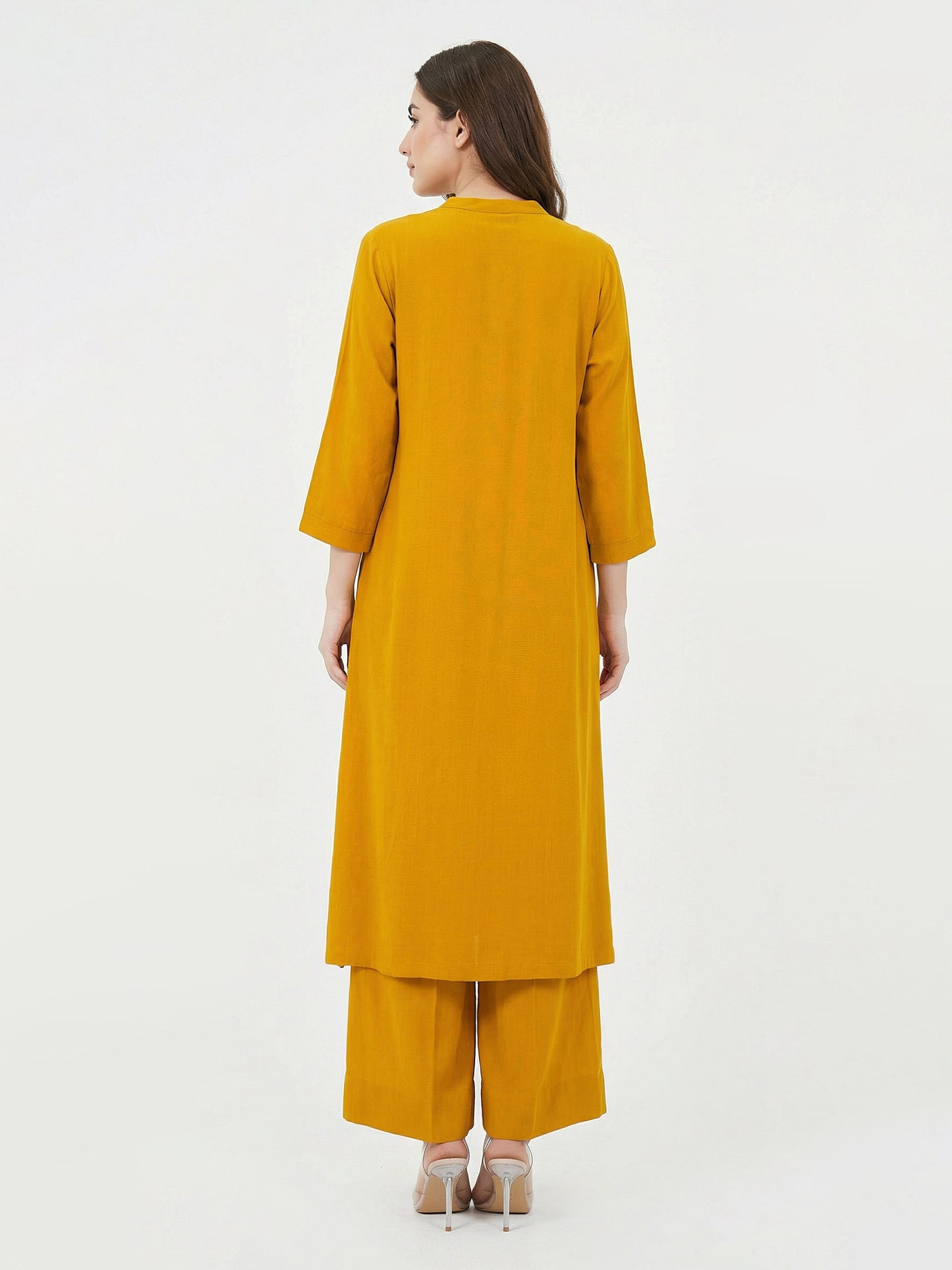 2 Piece Viscose Slub Suit (Pret)