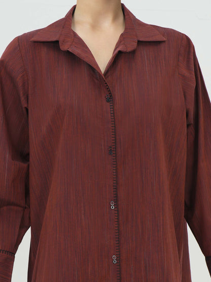 2 Piece Yarn Dyed Suit- Embroidered (Pret)