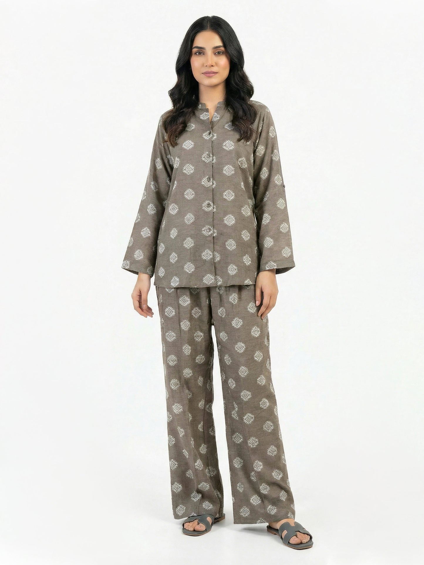 Self Jacquard Co-ord set