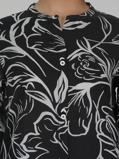 Viscose Co-ord Set- Embroidered