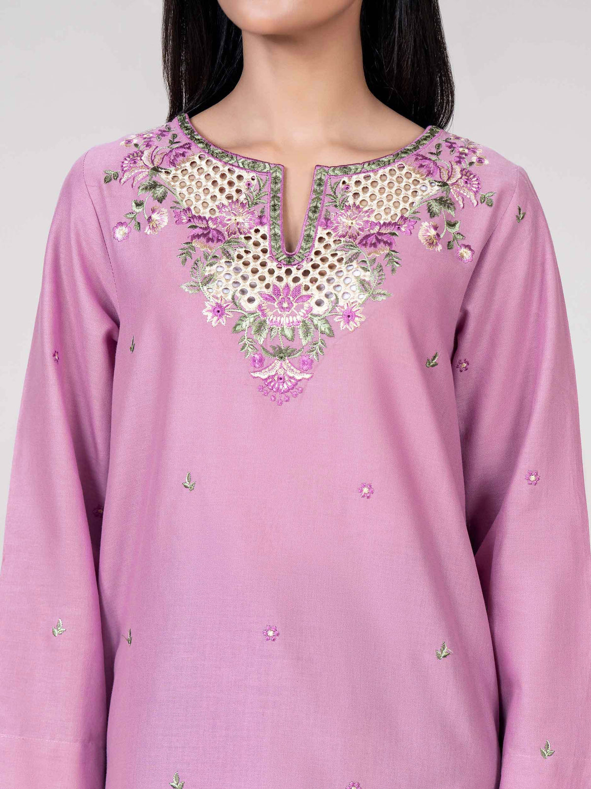Khaddar Kurti- Embroidered