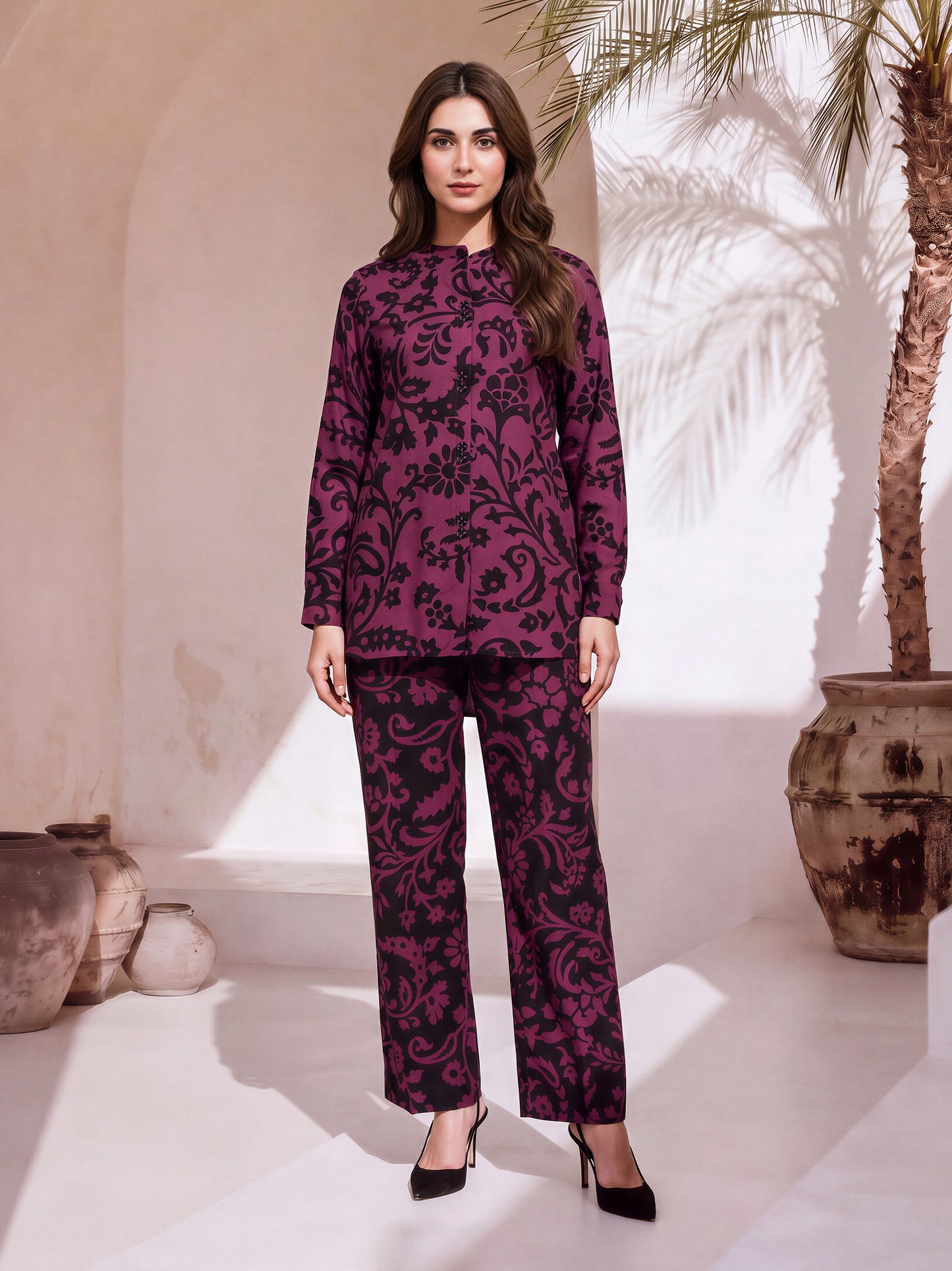 Viscose Cotton Co-ord Set