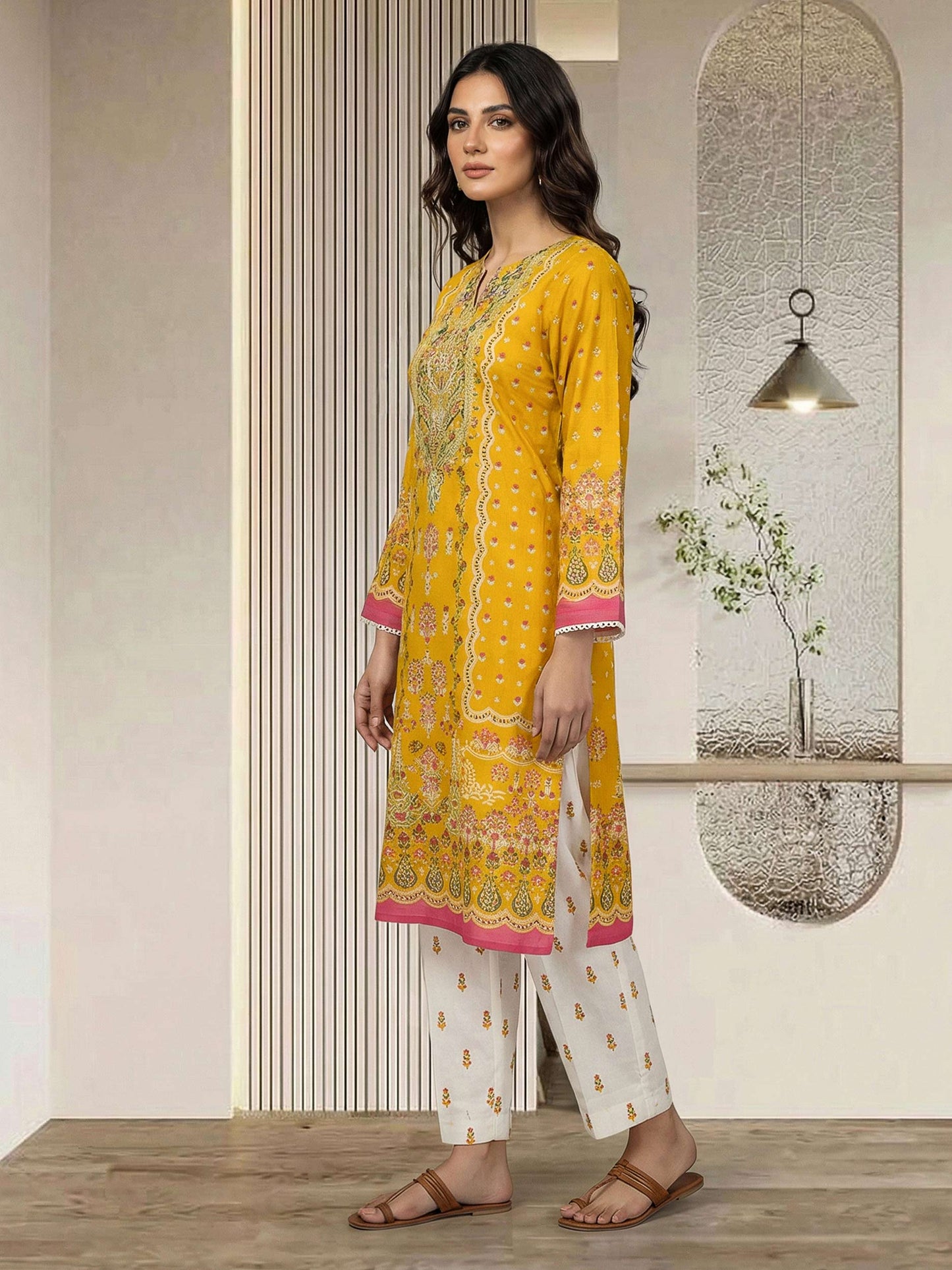 2 Piece Lawn Suit (Pret)