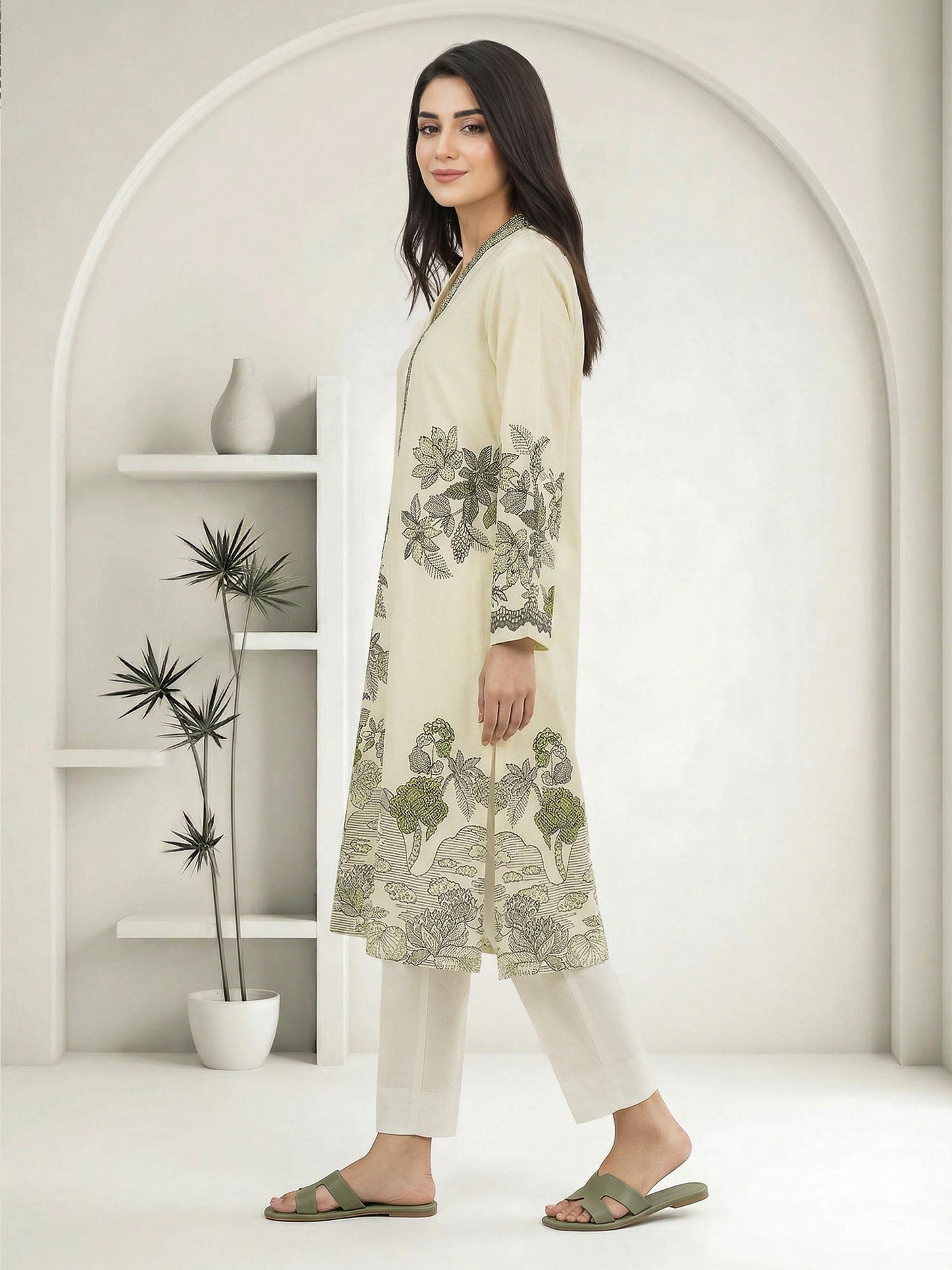 Lawn Slub Shirt (Pret)