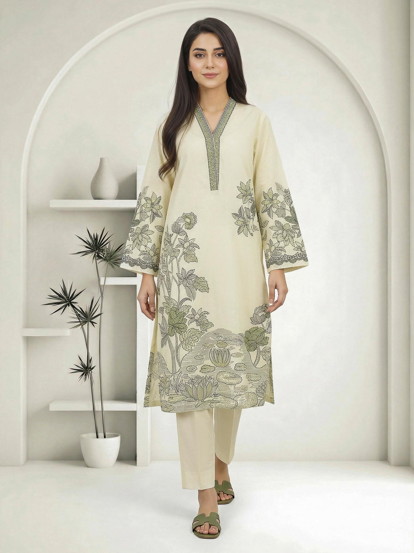 Lawn Slub Shirt (Pret)