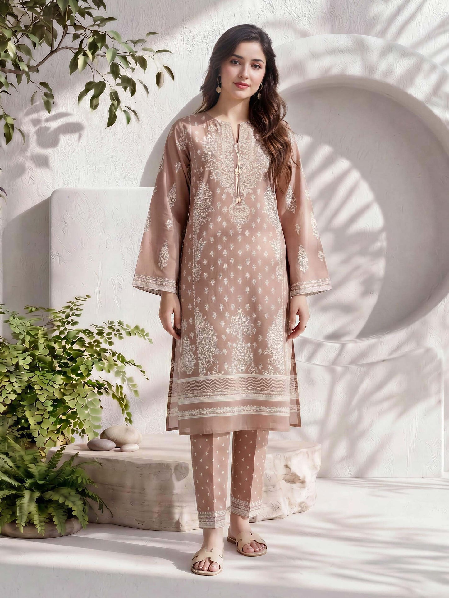 2 Piece Lawn Suit (Pret)