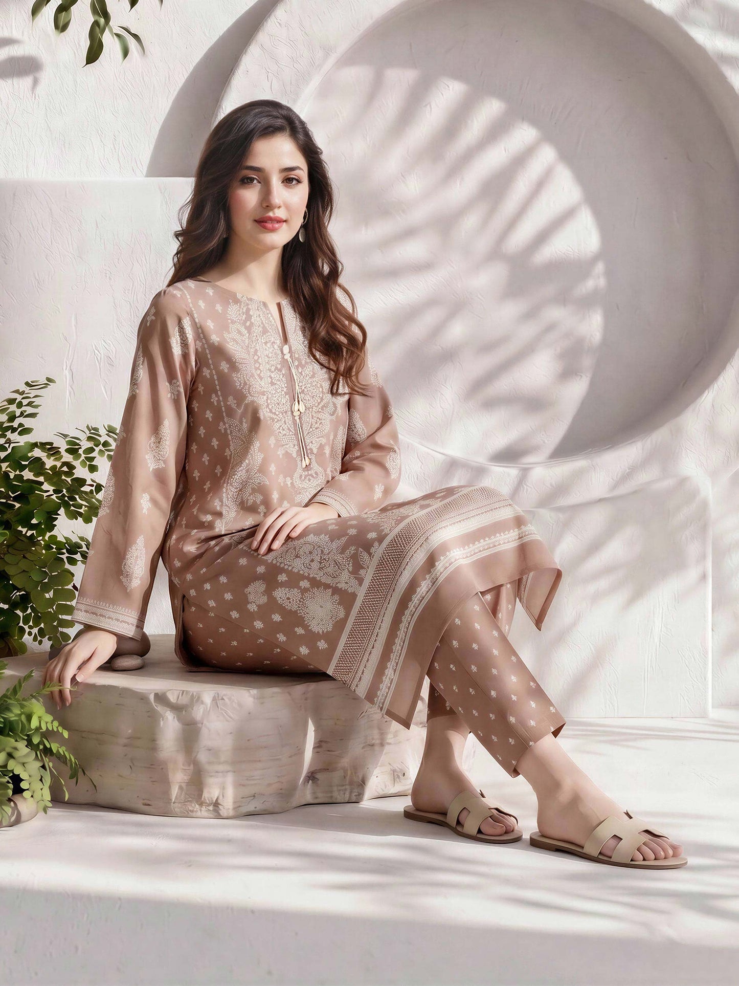 2 Piece Lawn Suit (Pret)