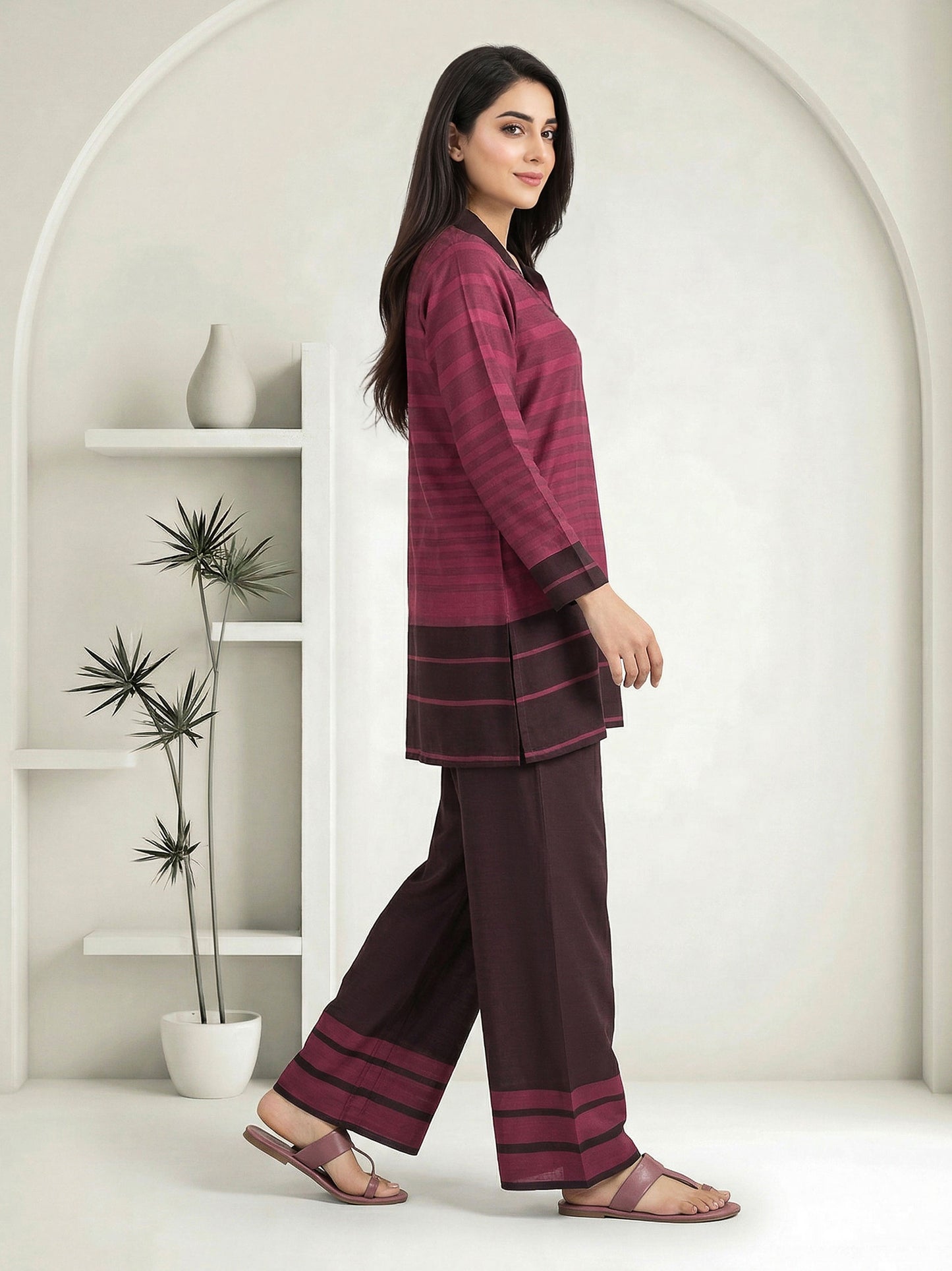 2 Piece Viscose Filament Suit (Pret)