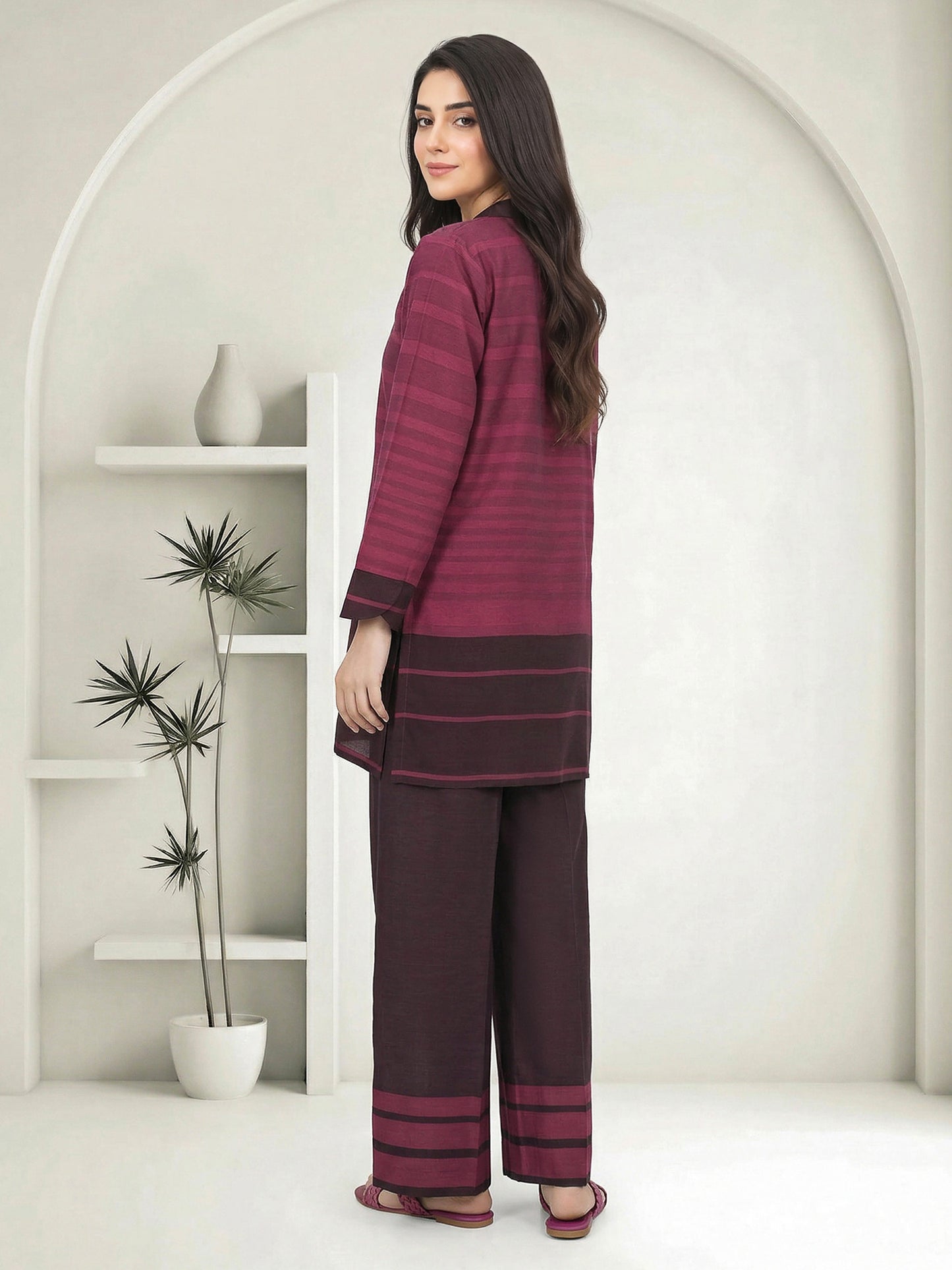 2 Piece Viscose Filament Suit (Pret)