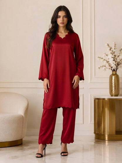 2 Piece Silk Premium Suit (Pret)