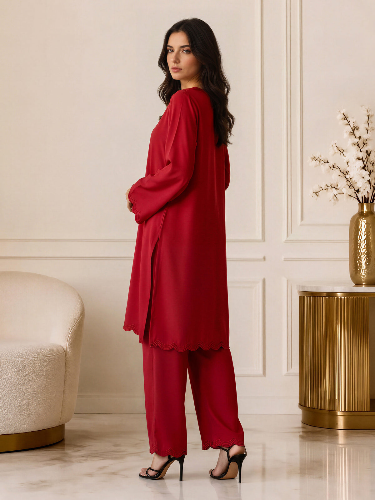 2 Piece Silk Premium Suit (Pret)