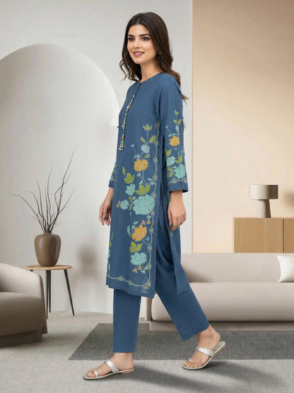 2 Piece Cambric Suit (Pret)