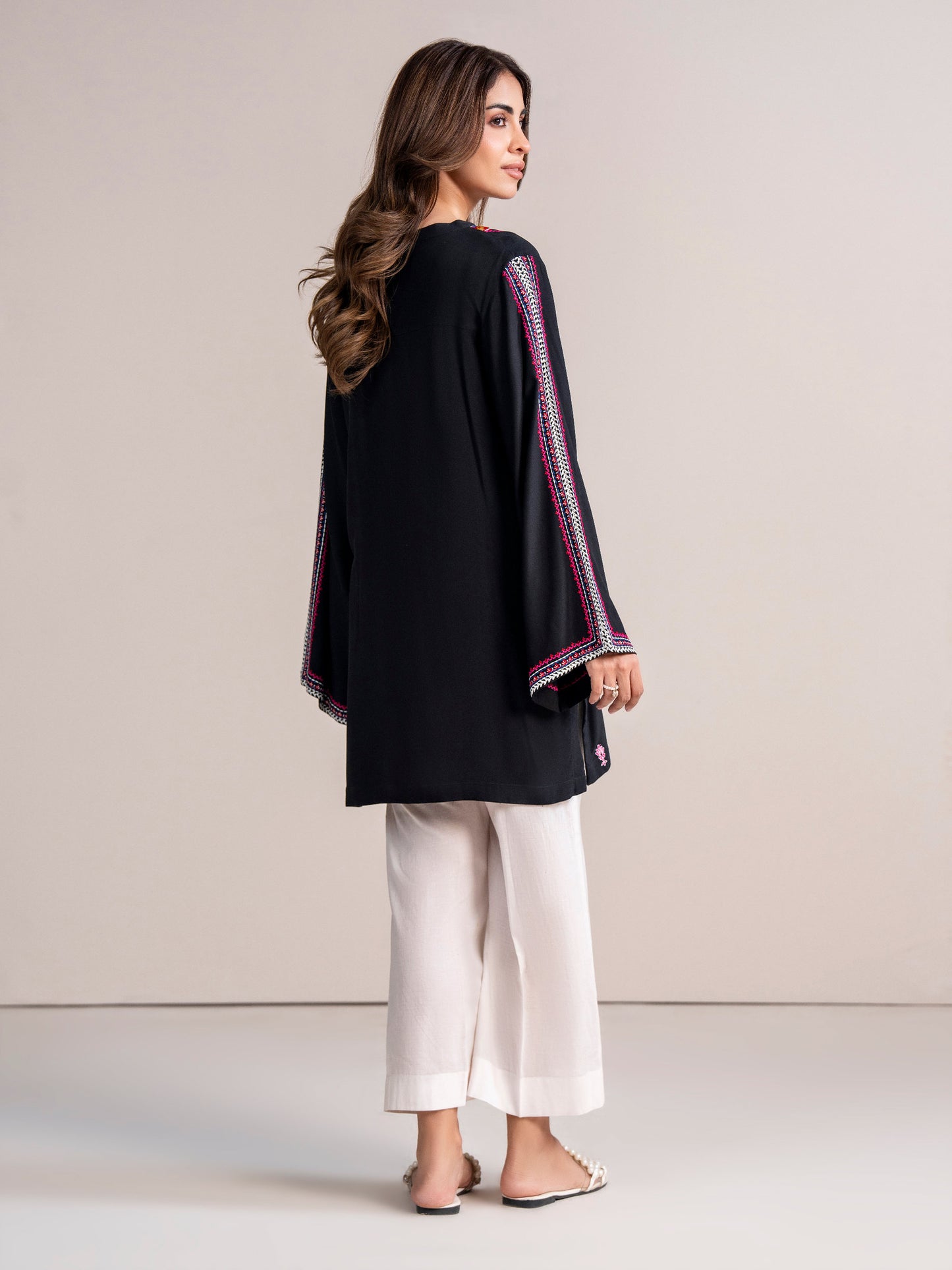 Stone Kurti-Embroidered (Pret)