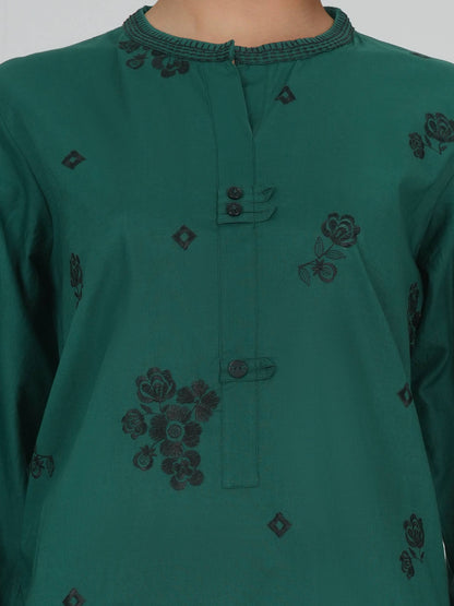 2 Piece Lawn Suit- Embroidered (Pret)