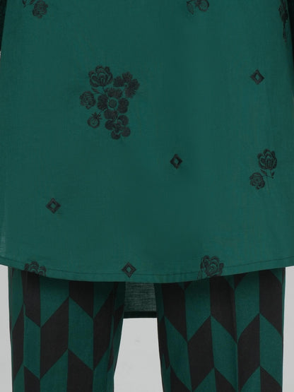 2 Piece Lawn Suit- Embroidered (Pret)