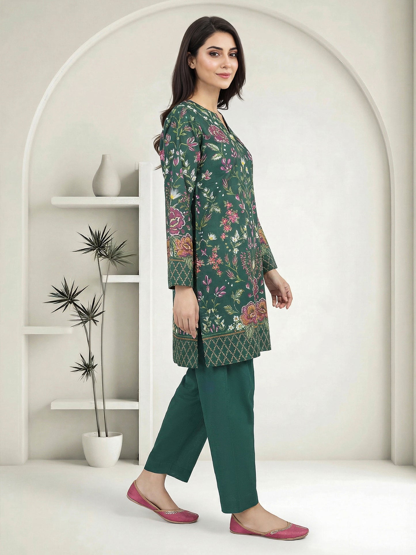 2 Piece Lawn Suit (Pret)