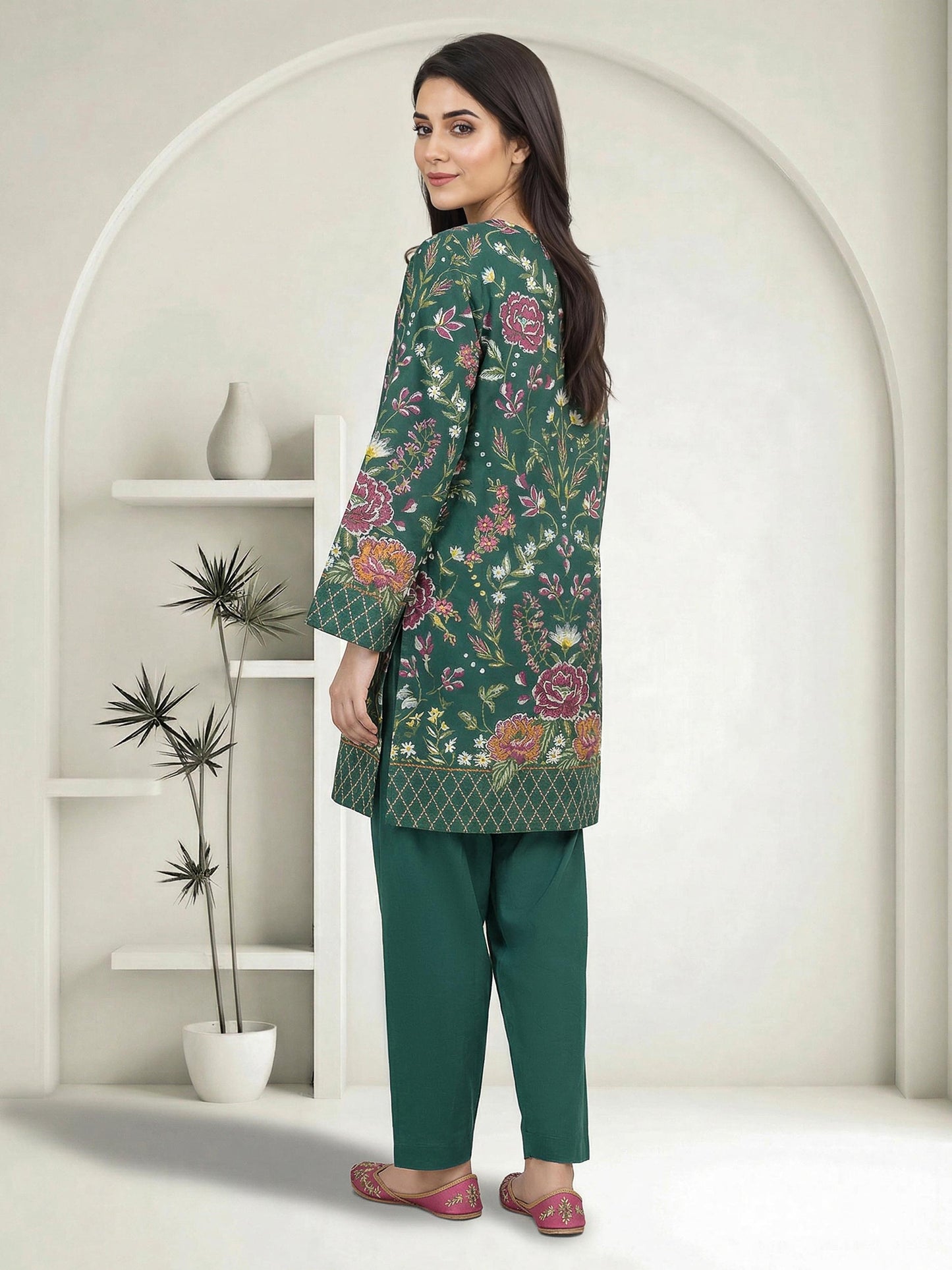 2 Piece Lawn Suit (Pret)