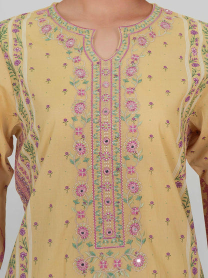 2 Piece Lawn Suit- Embroidered (Pret)
