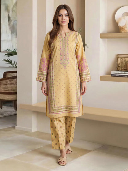 2 Piece Lawn Suit- Embroidered (Pret)