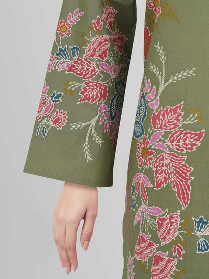 2 Piece Lawn Slub Suit (Pret)