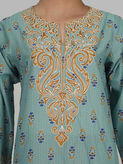 2 Piece Lawn Suit- Embroidered (Pret)