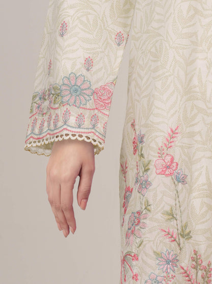 3 Piece Lawn Suit- Embroidered (Pret)
