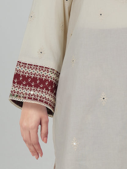 2 Piece Lawn Suit- Embroidered (Pret)