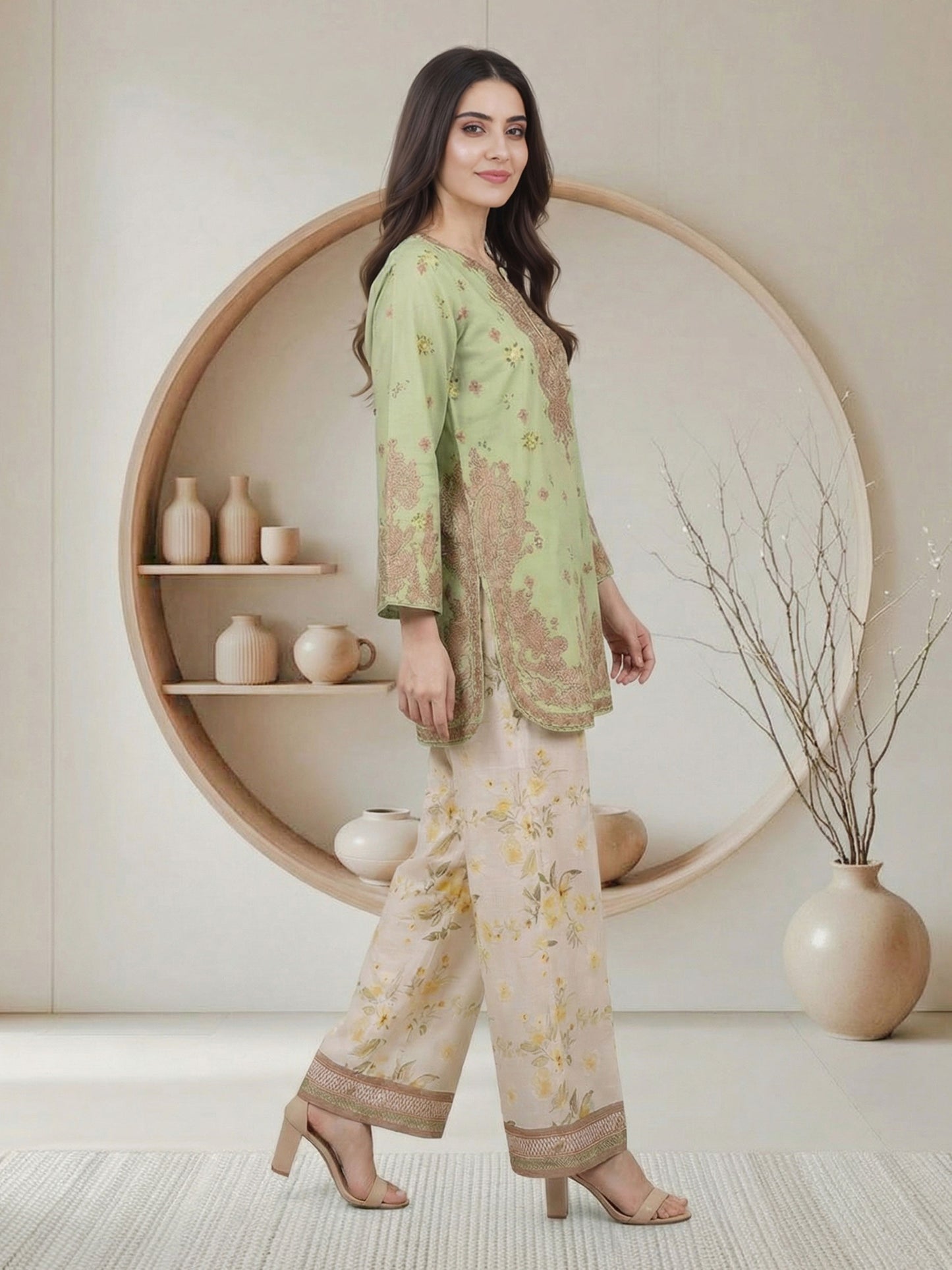 2 Piece Lawn Suit (Pret)