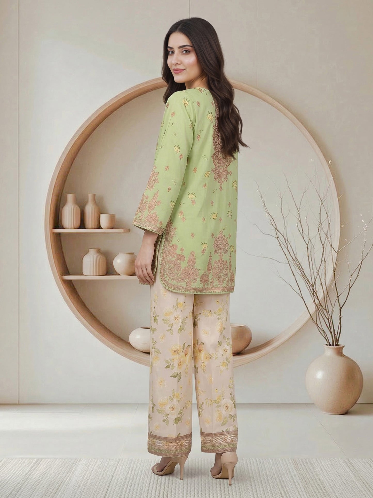 2 Piece Lawn Suit (Pret)