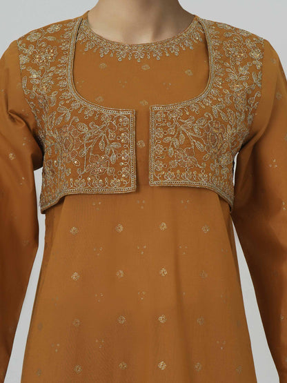 3 Piece Lawn Suit- Embroidered (Pret)