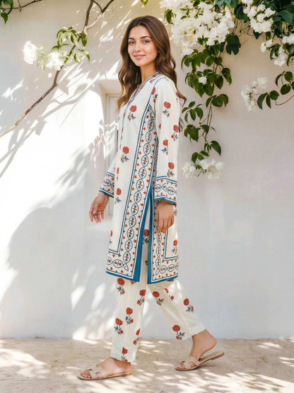 2 Piece Cambric Suit (Pret)