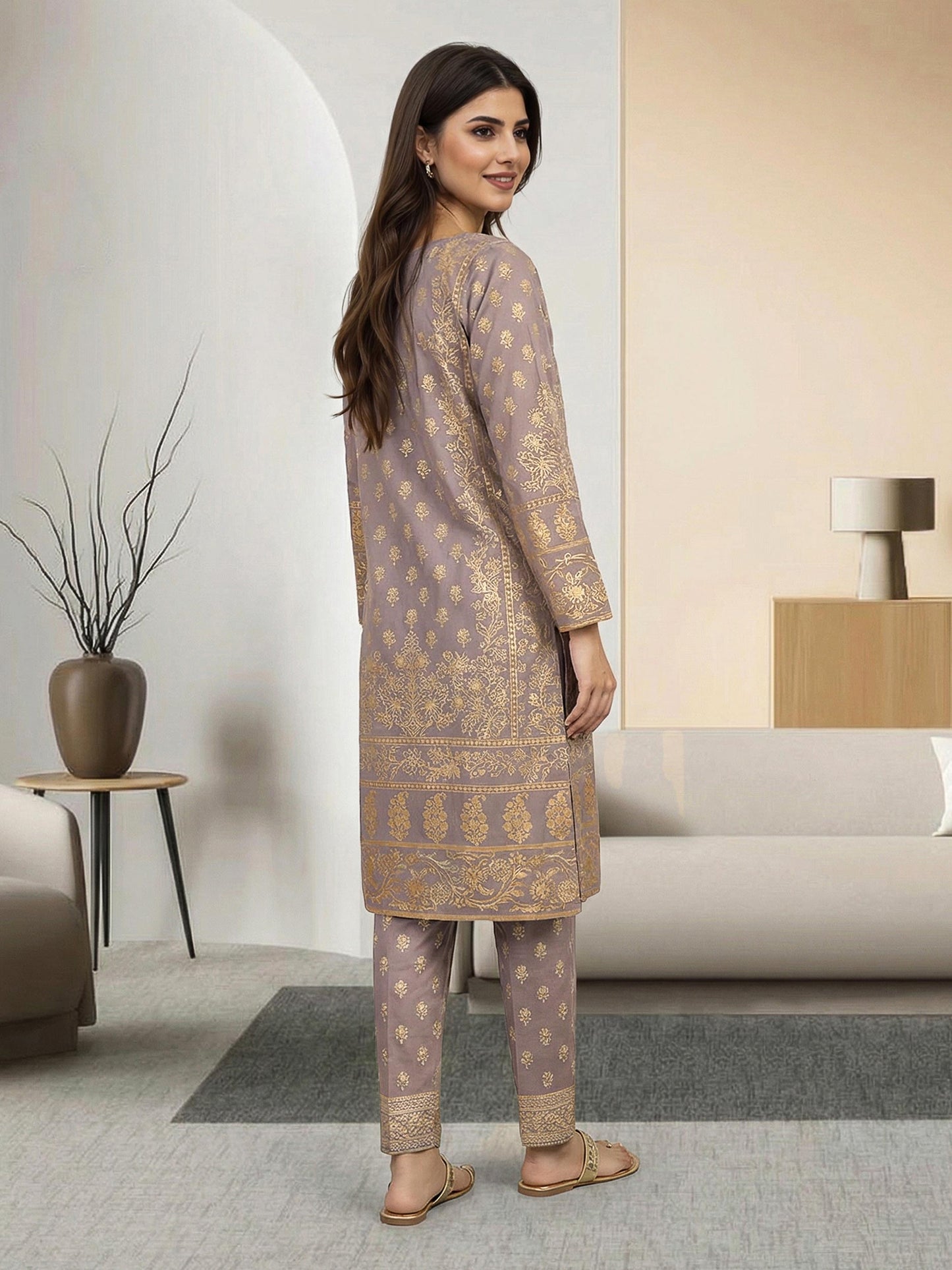 2 Piece Lawn Suit (Pret)