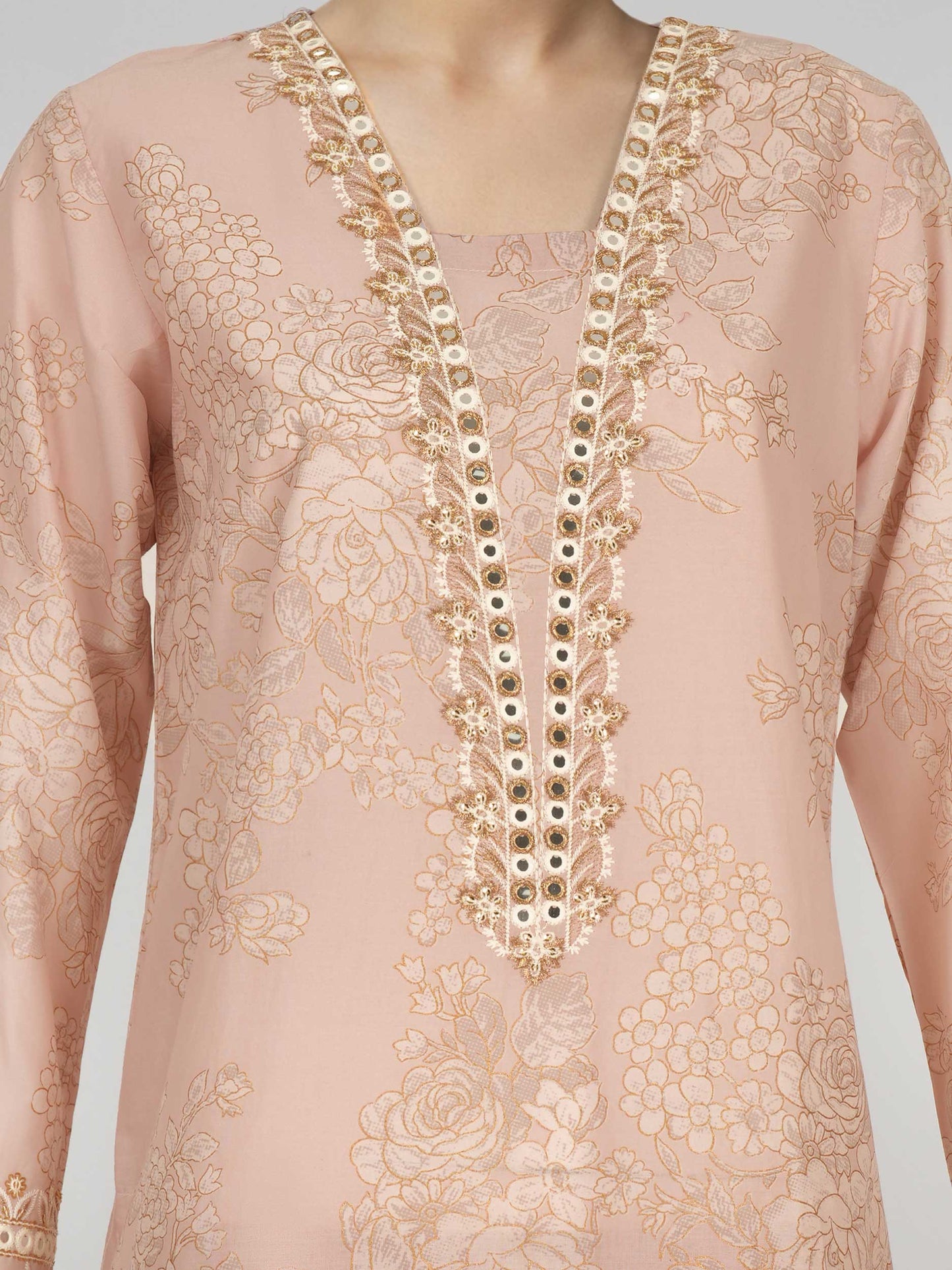 3 Piece Lawn Suit- Embroidered (Pret)