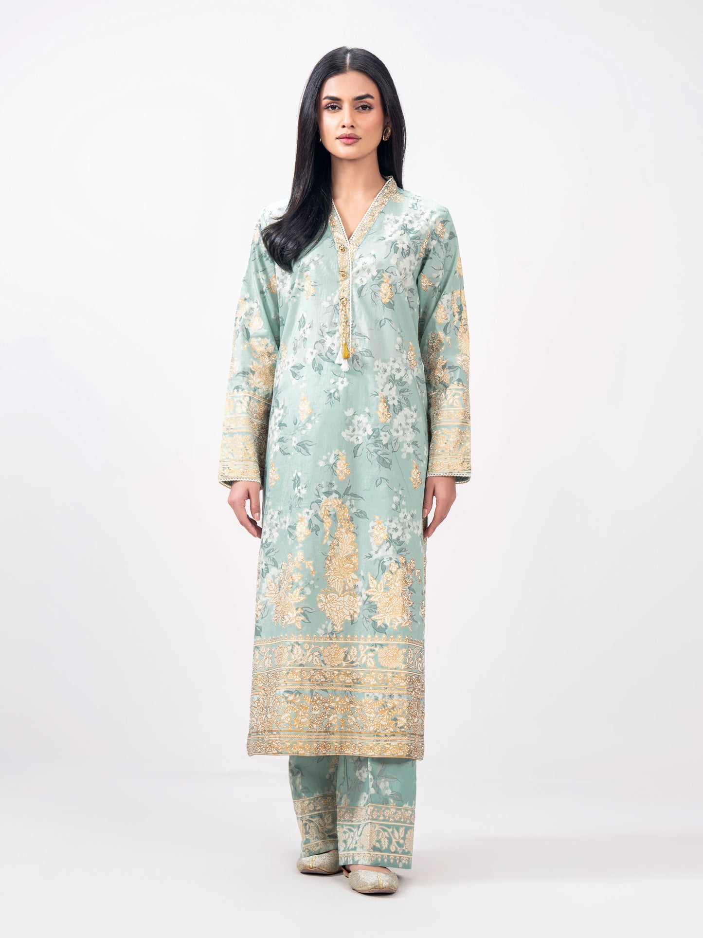 2 Piece Cambric Suit (Pret)