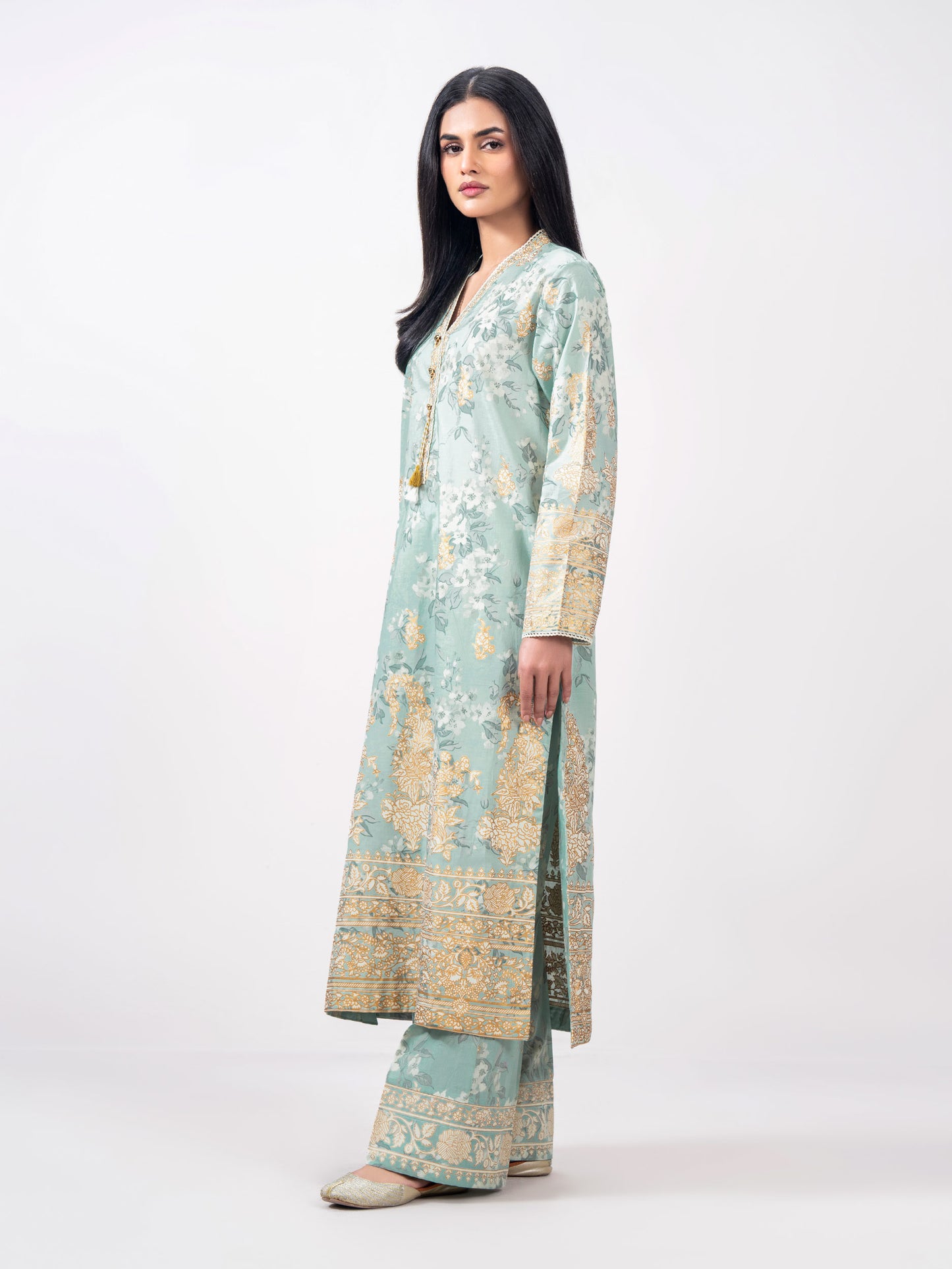 2 Piece Cambric Suit (Pret)