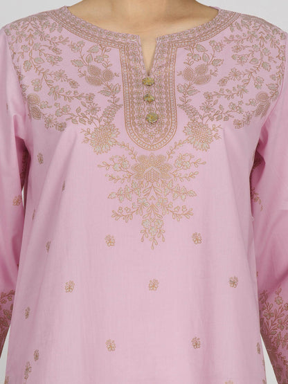 2 Piece Lawn Slub Suit (Pret)