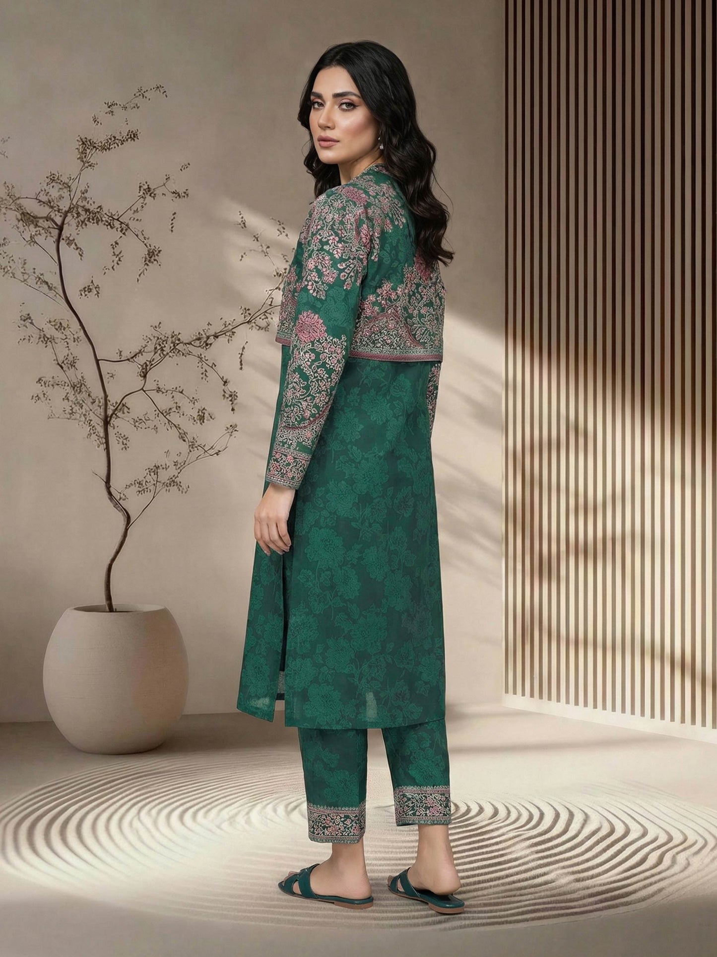 2 Piece Cambric Suit (Pret)