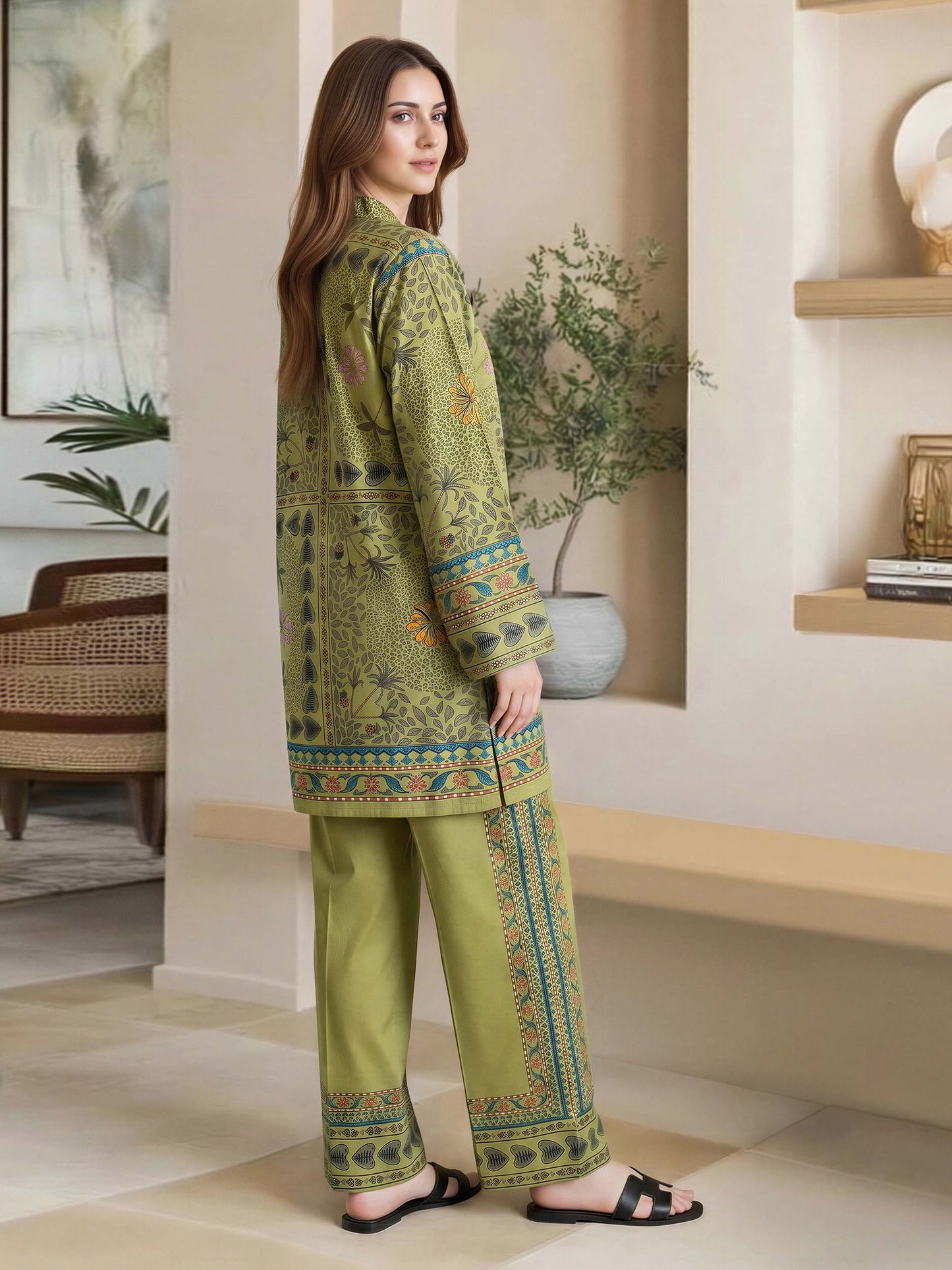 Lawn Slub Co-ord Set