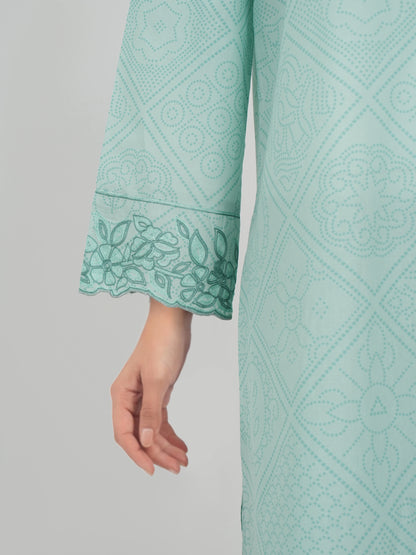 2 Piece Cambric Suit- Embroidered (Pret)