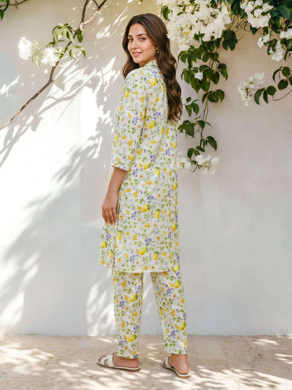 2 Piece Cambric Suit (Pret)