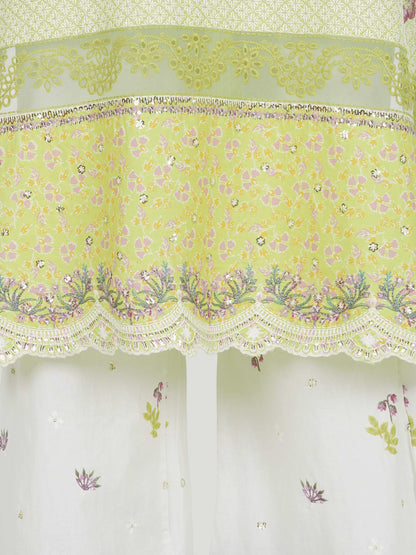 3 Piece Dobby Suit- Embroidered (Pret)